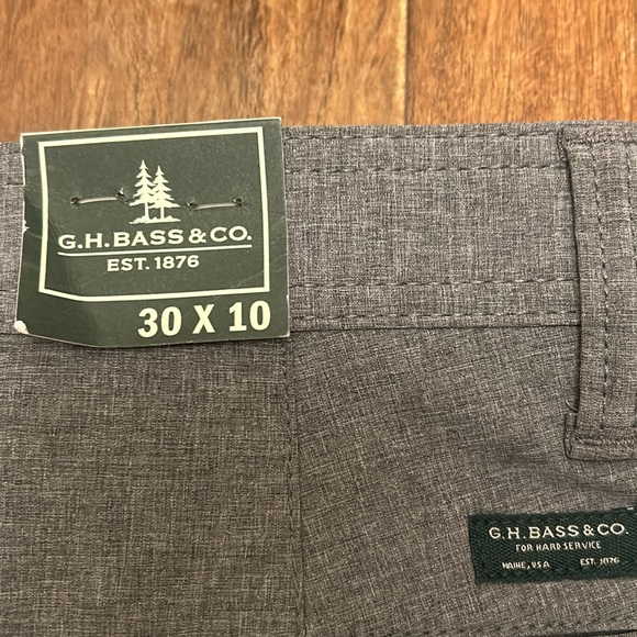 NWT G.H. Bass & Co Shorts - size 30 X 10 - Picture 6 of 8